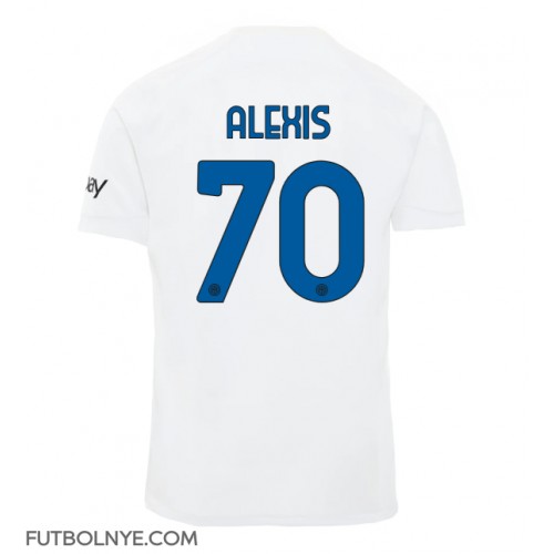 Camiseta Inter Milan Alexis Sanchez #70 Visitante Equipación 2023-24 manga corta